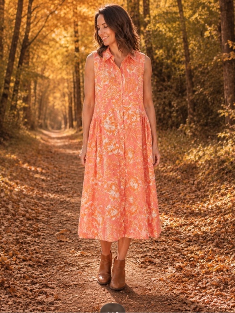 Maye the Corrine shirt dress 100% cotton